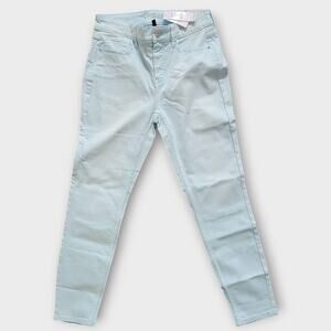 Banana Republic High Rise Skinny Crop Light Blue Escapist Jeans Women Sz 2R